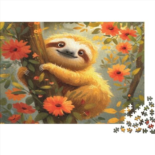 Faultier Puzzlespiel 1000 Teile Puzzles Für Erwachsene Lernspiel Herausforderung Spielzeug 1000 Teile Puzzles Für Erwachsene Kinder Erwachsenen Puzzlespiel Puzzel 1000pcs (75x50cm) von HONGBING