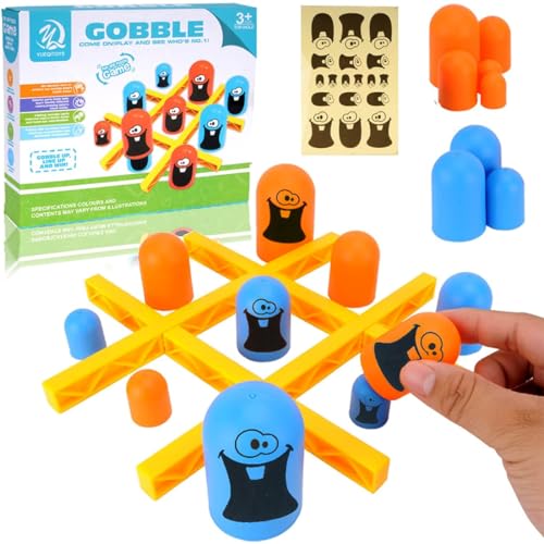 HONGECB Tic Tac Toe Toys,Tic Tac Toe, Mini Tic Tac Toe Brettspiel,Tic Tac Toe Spiel,2 Spieler Brettspiele, Game Eltern Kind Interaktion, für Kinder Erwachsene von HONGECB