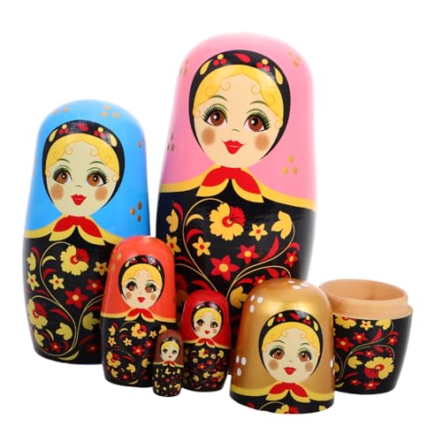 HONITANO 1 Set Matrjoschka Nesting Doll Nesting Matrjoschka Puppe Russische Puppe Stapeln Puppen Russische Holz von HONITANO