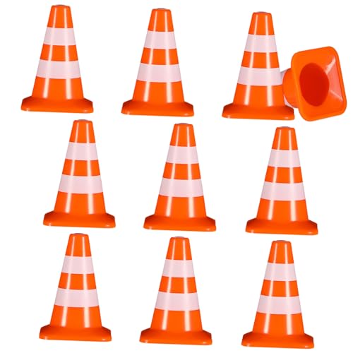 HONITANO 10 Stück Teiliges Miniatur Verkehrscones Spielset Bunte Lernspielzeug für Kompakte Baustellen Verkehrszeichen Pädagogische Sandtisch Zubehör Kreative Straßenverkehrsmodelle HONITANO 10 Stück Teiliges Miniatur Verkehrscones Spielset Bunte Lernspielzeug für Kompakte Baustellen Verkehrszeichen Pädagogische Sandtisch Zubehör Kreative Straßenverkehrsmodelle von HONITANO