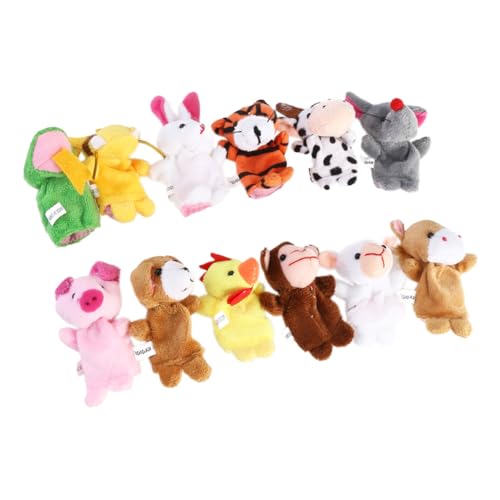HONITANO 12 Stück Teiliges Bunte Tier Fingerpuppen aus Hochwertigem Strapazierfähig und Kindgerecht für Kreative Spiele Eltern Junge Mädchen Interaktion und Frühe zu Hause Kindergarten HONITANO 12 Stück Teiliges Bunte Tier Fingerpuppen aus Hochwertigem Strapazierfähig und Kindgerecht für Kreative Spiele Eltern Junge Mädchen Interaktion und Frühe zu Hause Kindergarten von HONITANO