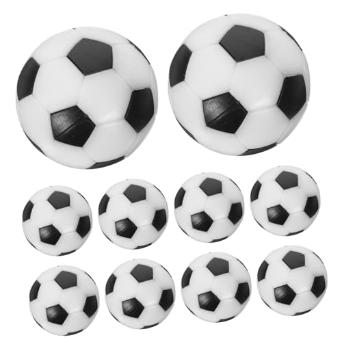 HONITANO 12 Stück Teiliges Mini Tischfußball Schwarze Kunststoff Ersatzbälle für Tischkicker Umweltfreundliche Fußballkugeln für Drinnen Geeignet für Standard Tischfußballspiele und HONITANO 12 Stück Teiliges Mini Tischfußball Schwarze Kunststoff Ersatzbälle für Tischkicker Umweltfreundliche Fußballkugeln für Drinnen Geeignet für Standard Tischfußballspiele und von HONITANO