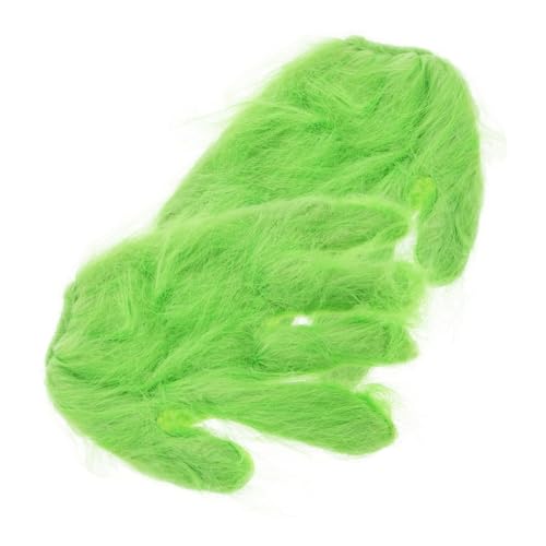 HONITANO 1Paar Halloween Cosplay Kostümhandschuhe Grüne Monster Furry Hand Für Erwachsene Lustige Kostümzubehör Für Halloweenpartys Und Gruselige Dekorationen von HONITANO