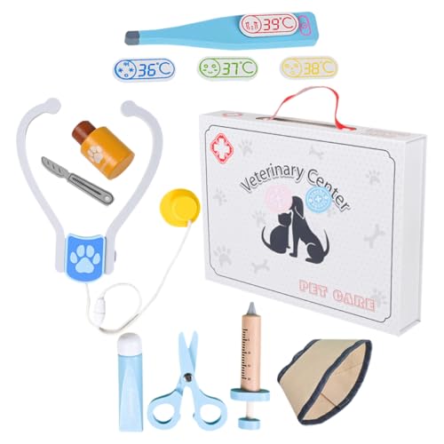 HONITANO 1satz Tierarzt Spielzeug Set Für Mädchen Teiliges Arztkoffer Rollenspiel Mit Medizinischen Werkzeugen Für Und Verantwortung Für Drinnen HONITANO 1satz Tierarzt Spielzeug Set Für Mädchen Teiliges Arztkoffer Rollenspiel Mit Medizinischen Werkzeugen Für Und Verantwortung Für Drinnen von HONITANO
