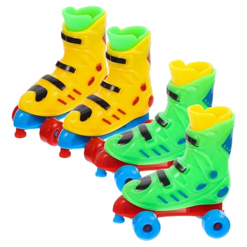 HONITANO 2 Paar Finger Roller Skate Bunte Fingerschuhe aus Kunststoff Stressabbauend Tragbar Geeignet für Geburtstag Party Dekoration Zufällige Farbe Zufällige Farbe HONITANO 2 Paar Finger Roller Skate Bunte Fingerschuhe aus Kunststoff Stressabbauend Tragbar Geeignet für Geburtstag Party Dekoration Zufällige Farbe Zufällige Farbe von HONITANO