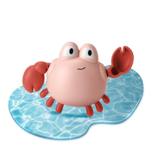 HONITANO 2 STÜCK Teiliges Badespielzeug Kleine Krabbe zum Aufziehen Sichere Glatte Oberfläche Farbenfrohes Wasserspielzeug für Kleinkinder Fördert Wahrnehmung und Ruhiges Zufällige Farbe HONITANO 2 STÜCK Teiliges Badespielzeug Kleine Krabbe zum Aufziehen Sichere Glatte Oberfläche Farbenfrohes Wasserspielzeug für Kleinkinder Fördert Wahrnehmung und Ruhiges Zufällige Farbe von HONITANO