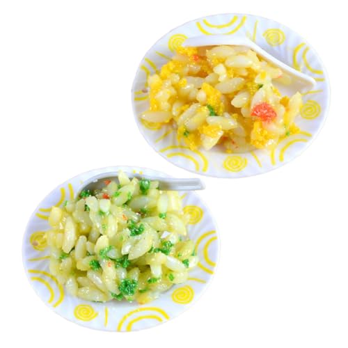 HONITANO 2 Stück Realistisches Teiliges Miniatur Eierreis Modell Detailgetreu Dekoratives Puppenhaus Zubehör Lebensechte Speiseattrappe für Restaurants Hotels Museen Langlebig und Farbecht HONITANO 2 Stück Realistisches Teiliges Miniatur Eierreis Modell Detailgetreu Dekoratives Puppenhaus Zubehör Lebensechte Speiseattrappe für Restaurants Hotels Museen Langlebig und Farbecht von HONITANO