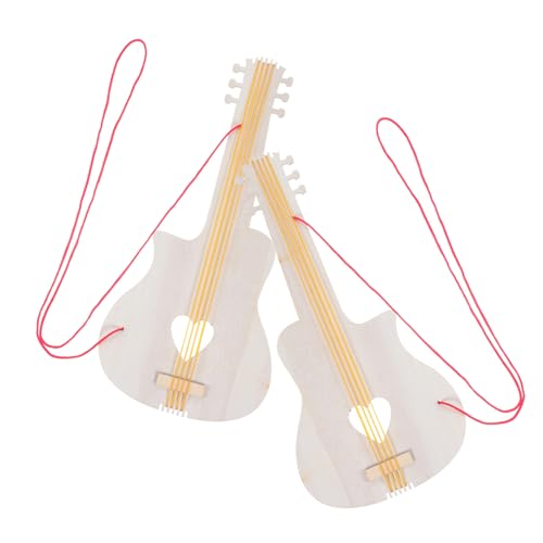 HONITANO 2 Stück Teiliges DIY Holzgitarren zum Bemalen für Leichte Stabile Holzspielzeug Gitarre Unbemalt für Kreative Bastelprojekte Dekoration und Kinderparty Requisiten HONITANO 2 Stück Teiliges DIY Holzgitarren zum Bemalen für Leichte Stabile Holzspielzeug Gitarre Unbemalt für Kreative Bastelprojekte Dekoration und Kinderparty Requisiten von HONITANO