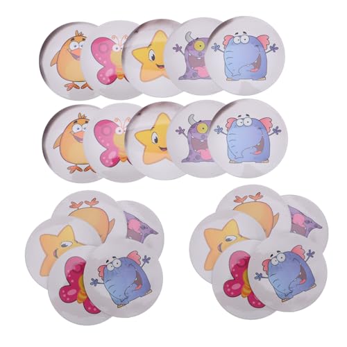 HONITANO 20 Stück Farbwechsel-Potty-Sticker mit Wärmeempfindlichkeit Selbstklebend Kinderfreundliche Cartoon-Motive Wiederverwendbar für Jungen Mädchen Vielseitig Einsetzbar Beim HONITANO 20 Stück Farbwechsel-Potty-Sticker mit Wärmeempfindlichkeit Selbstklebend Kinderfreundliche Cartoon-Motive Wiederverwendbar für Jungen Mädchen Vielseitig Einsetzbar Beim von HONITANO