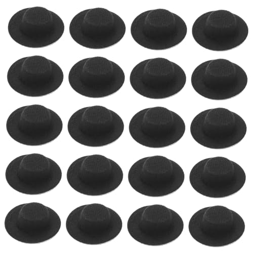 HONITANO 20 Stück Teiliges DIY Mini Schneemann Hüte Schwarze Filzhüte Dekorative Partyaccessoires für Weihnachtsdeko Puppenzubehör und Bastelprojekte Lebendige HONITANO 20 Stück Teiliges DIY Mini Schneemann Hüte Schwarze Filzhüte Dekorative Partyaccessoires für Weihnachtsdeko Puppenzubehör und Bastelprojekte Lebendige von HONITANO
