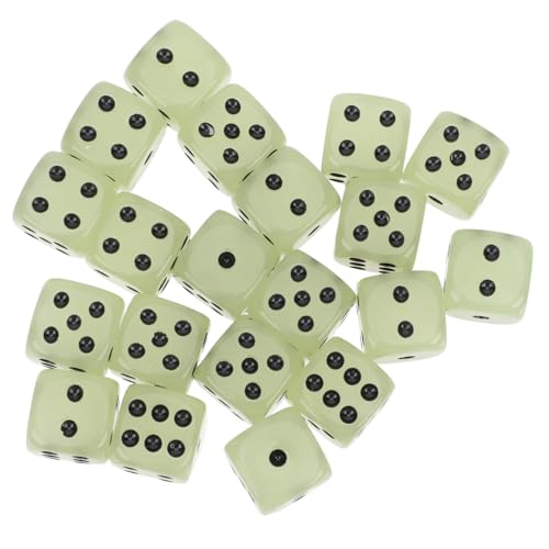 HONITANO 20 Stück Teiliges Leuchtender Resin Würfel Sechseitige Nachtlicht Würfel für Partyspiele Kinderunterricht und Unterhaltung Glatte Oberfläche Tragbares Spielzubehör HONITANO 20 Stück Teiliges Leuchtender Resin Würfel Sechseitige Nachtlicht Würfel für Partyspiele Kinderunterricht und Unterhaltung Glatte Oberfläche Tragbares Spielzubehör von HONITANO