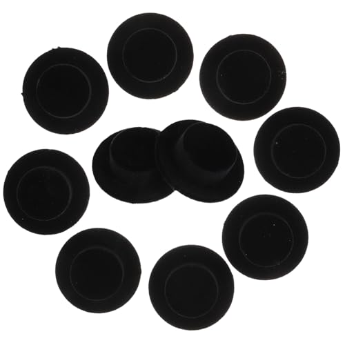 HONITANO 20 Stück Teiliges Mini Zylinderhüte aus Flauschigem Harz für Puppendekoration DIY Basteln Halloween Weihnachtsdeko Kleine Formelle Hüte für Puppen und Miniaturhäuser HONITANO 20 Stück Teiliges Mini Zylinderhüte aus Flauschigem Harz für Puppendekoration DIY Basteln Halloween Weihnachtsdeko Kleine Formelle Hüte für Puppen und Miniaturhäuser von HONITANO