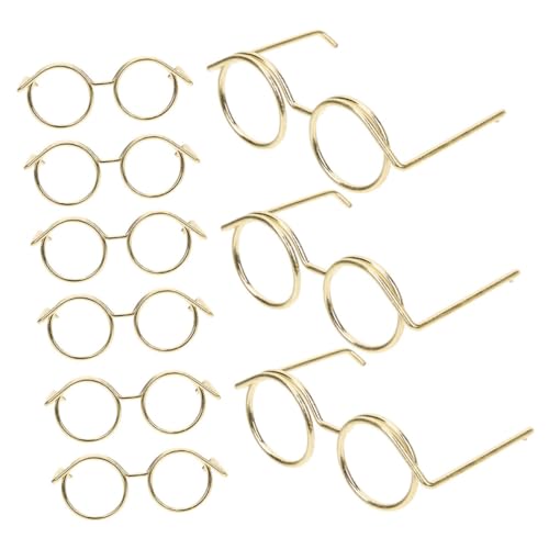 HONITANO 20 Stück Teiliges Mini puppenbrillen Metall Kleine Rahmenlose Brillen ohne Gläser Leichte Puppen Sonnenbrillen Modische DIY Accessoires für Puppenkleidung und Dekoration HONITANO 20 Stück Teiliges Mini puppenbrillen Metall Kleine Rahmenlose Brillen ohne Gläser Leichte Puppen Sonnenbrillen Modische DIY Accessoires für Puppenkleidung und Dekoration von HONITANO