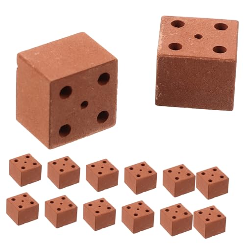 HONITANO 20 Stück Teiliges Miniatur Ziegelstein mit Löchern Realistische Micro Landschaft Bausteine für DIY Modellbau für Sandtisch Architektur Garten Dekoration und Kreative HONITANO 20 Stück Teiliges Miniatur Ziegelstein mit Löchern Realistische Micro Landschaft Bausteine für DIY Modellbau für Sandtisch Architektur Garten Dekoration und Kreative von HONITANO