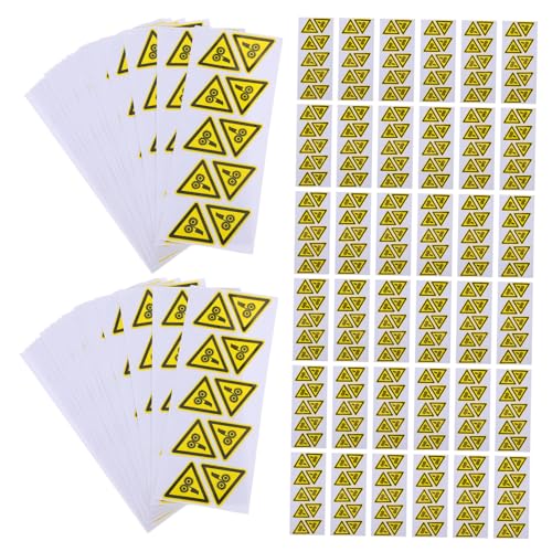 HONITANO 200stücke Sichtbarkeits-Maschinen-gefahrenschilder Selbstklebende Vorsichtsaufkleber Warnetiketten Etiketten Zur Handverletzungsprävention Für Am Arbeitsplatz Robust HONITANO 200stücke Sichtbarkeits-Maschinen-gefahrenschilder Selbstklebende Vorsichtsaufkleber Warnetiketten Etiketten Zur Handverletzungsprävention Für Am Arbeitsplatz Robust von HONITANO