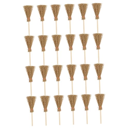 HONITANO 25 Stück Teiliges Miniatur Besen für Puppenhaus Kindgerechtes Pretend Toy Detailgetreue Mini Besen aus Hochwertigem Material Vielseitiges Zubehör für Fotografie und Dekoration HONITANO 25 Stück Teiliges Miniatur Besen für Puppenhaus Kindgerechtes Pretend Toy Detailgetreue Mini Besen aus Hochwertigem Material Vielseitiges Zubehör für Fotografie und Dekoration von HONITANO