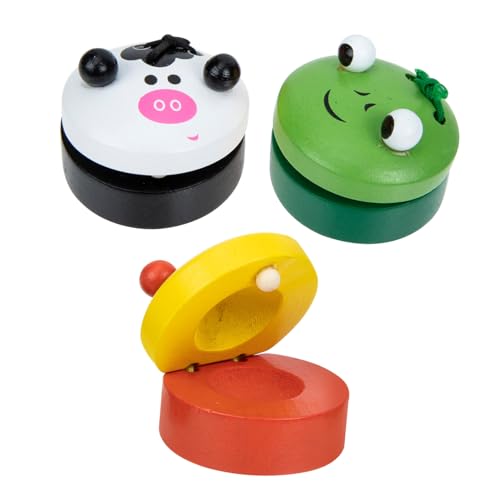 HONITANO 3 Stück Teiliges Holz castagnetten Bunte Percussion Musikinstrumente für Frühe Musikalische Früherziehung Sichere Hautfreundliche Spielzeuge für Jungen und Mädchen Ab Jahren HONITANO 3 Stück Teiliges Holz castagnetten Bunte Percussion Musikinstrumente für Frühe Musikalische Früherziehung Sichere Hautfreundliche Spielzeuge für Jungen und Mädchen Ab Jahren von HONITANO
