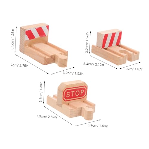 HONITANO 3 Stück Teiliges Holzeisenbahn Zubehör aus Robustem Abgerundetem Holz Kompatible Erweiterungsschienen für Fördert Spielerisch Motorik und Kreativität HONITANO 3 Stück Teiliges Holzeisenbahn Zubehör aus Robustem Abgerundetem Holz Kompatible Erweiterungsschienen für Fördert Spielerisch Motorik und Kreativität von HONITANO