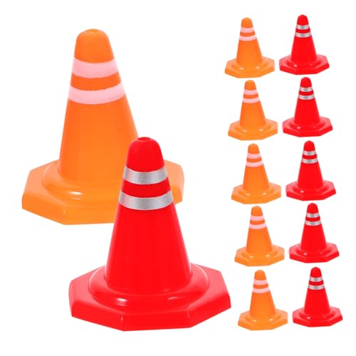 HONITANO 30 Stück Teiliges Verkehrscones aus Robustem Pädagogisches Lernspielzeug zur Verkehrssicherheit für Sandkasten Modellbau und Verkehrsübungen HONITANO 30 Stück Teiliges Verkehrscones aus Robustem Pädagogisches Lernspielzeug zur Verkehrssicherheit für Sandkasten Modellbau und Verkehrsübungen von HONITANO