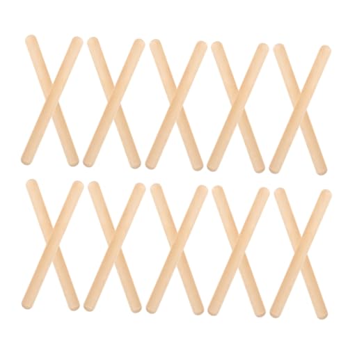 HONITANO 32 Stück Teiliges Holz Rhythmus Sticks Sichere Abgerundete Kanten Professionell für Anfänger Pädagogisches Percussion Instrument Fördert Visuelle und Auditive Entwicklung für HONITANO 32 Stück Teiliges Holz Rhythmus Sticks Sichere Abgerundete Kanten Professionell für Anfänger Pädagogisches Percussion Instrument Fördert Visuelle und Auditive Entwicklung für von HONITANO