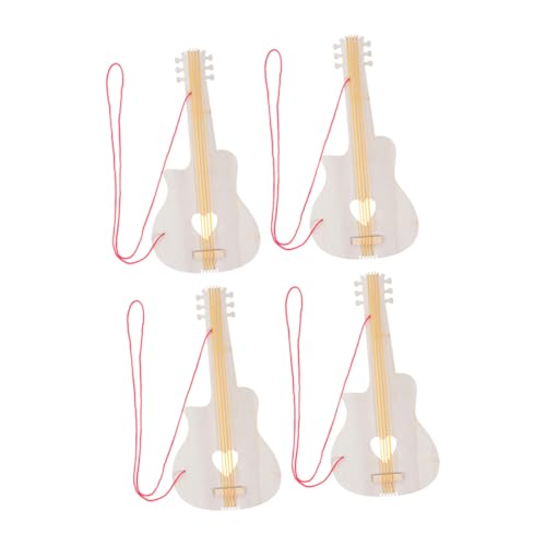 HONITANO 4 Stück Leere Holzgitarre für DIY Malset für Kreative Holzgitarrenbastelei Kindgerechte für Musikunterricht und Kindergarten Fördert Ausdruck und Spielerisches Lernen HONITANO 4 Stück Leere Holzgitarre für DIY Malset für Kreative Holzgitarrenbastelei Kindgerechte für Musikunterricht und Kindergarten Fördert Ausdruck und Spielerisches Lernen von HONITANO
