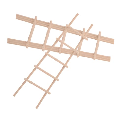 HONITANO 4 Stück Mini Leiter Modelldekor Mini Möbel Für Puppenhaus Winziges Leitermodell Puppenhaustreppe Kunststoff HONITANO 4 Stück Mini Leiter Modelldekor Mini Möbel Für Puppenhaus Winziges Leitermodell Puppenhaustreppe Kunststoff von HONITANO