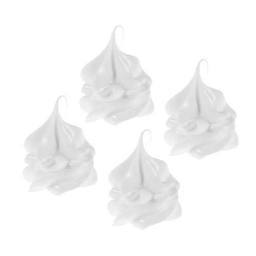 HONITANO 4stücke Hochsimulationsnahrung Realistische Lebensmittelattrappe Eiscreme-Topper Künstliche Eiscreme-Modelle Für Partydekoration Ausstellungsrequisiten Weiß HONITANO 4stücke Hochsimulationsnahrung Realistische Lebensmittelattrappe Eiscreme-Topper Künstliche Eiscreme-Modelle Für Partydekoration Ausstellungsrequisiten Weiß von HONITANO