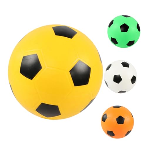 HONITANO 4 Stück Teiliges Softschaum Fußballspielset Leichter Rutschfester Fußball Bunter Outdoor Spaßball für Jungen und Mädchen für Bewegung und Spielspaß HONITANO 4 Stück Teiliges Softschaum Fußballspielset Leichter Rutschfester Fußball Bunter Outdoor Spaßball für Jungen und Mädchen für Bewegung und Spielspaß von HONITANO