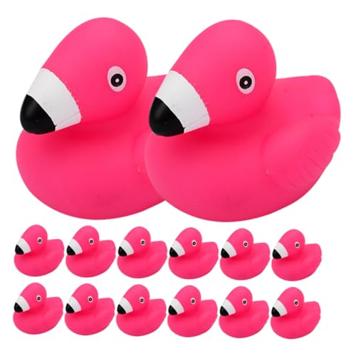 HONITANO 48 Stück Teiliges Badewannenspielzeug Bunte Quiekende Cartoon Flamingo Figuren aus Vinyl Weiche Kindgerechte Wasserspielzeuge für Pool Badewanne und Junge Mädchen Geschenkideen HONITANO 48 Stück Teiliges Badewannenspielzeug Bunte Quiekende Cartoon Flamingo Figuren aus Vinyl Weiche Kindgerechte Wasserspielzeuge für Pool Badewanne und Junge Mädchen Geschenkideen von HONITANO