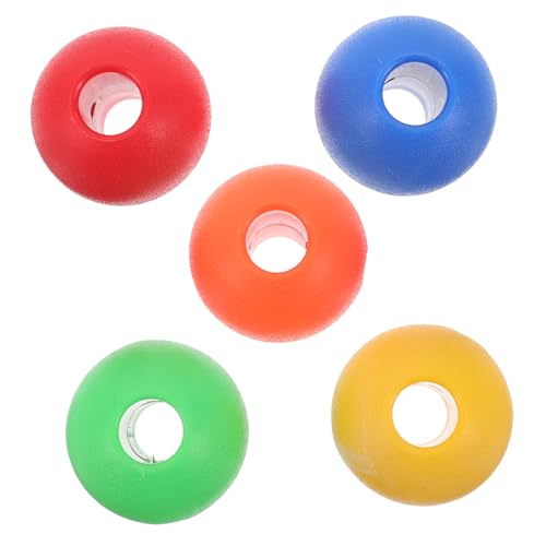 HONITANO 5 Stück Kinderkletterseil Zum Fangen des Balls Angelstoppperle Perlenstopper Für Angelschnur Perlen Zum Basteln DIY Handgemachte Perle Ausleger-Rigging-kit Federholzperlen Plastik von HONITANO