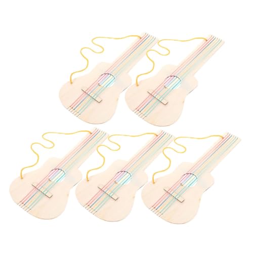 HONITANO 5 Stück Teiliges DIY holzgitarre Unbemalt zum Bemalen und Gestalten Robuste Holzgitarre Kreatives Musikinstrument bastelspielzeug für Jungen und Mädchen Ab Vorschulalter HONITANO 5 Stück Teiliges DIY holzgitarre Unbemalt zum Bemalen und Gestalten Robuste Holzgitarre Kreatives Musikinstrument bastelspielzeug für Jungen und Mädchen Ab Vorschulalter von HONITANO