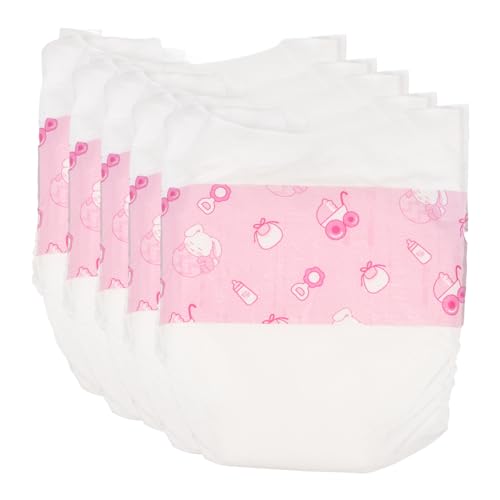 HONITANO 5 Stück Teiliges Puppenwindel aus Leichtem Strapazierfähigem Material Klassische Passform für Reborn Puppen Realistisches Design für Interaktives Spiel und Puppenzubehör HONITANO 5 Stück Teiliges Puppenwindel aus Leichtem Strapazierfähigem Material Klassische Passform für Reborn Puppen Realistisches Design für Interaktives Spiel und Puppenzubehör von HONITANO