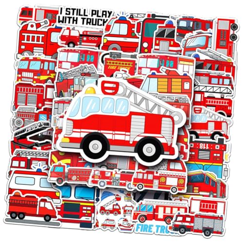 HONITANO 50 Stück Feuerwehr Planer Aufkleber aus PVC Selbstklebend Vielseitig für Scrapbook Laptop Flaschen Koffer Geschenkdekoration Robust und Modisch Gestaltet HONITANO 50 Stück Feuerwehr Planer Aufkleber aus PVC Selbstklebend Vielseitig für Scrapbook Laptop Flaschen Koffer Geschenkdekoration Robust und Modisch Gestaltet von HONITANO