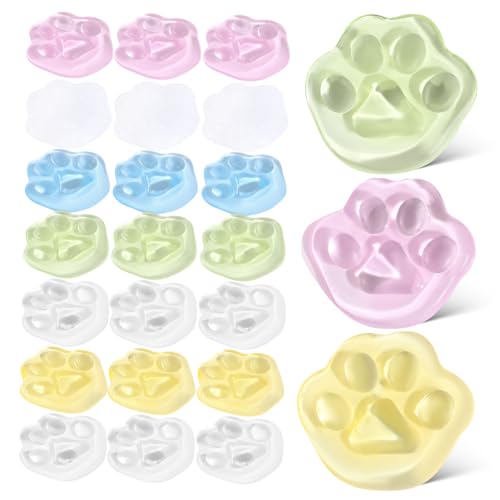 HONITANO 50 Stück Katzenkrallen Prise Lustige Pfoten Squishy Zappelspielzeug Squishy Pfoten Squeeze Katzenspielzeug Mini Squishy Pfoten Förmiges Squishy Quetschbares von HONITANO