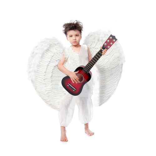 HONITANO 6 Saiter Akustikgitarre aus Holz Saiten Lernspielzeug für Anfänger Mädchen Jungen Musikinstrument Kreativität und Koordination HONITANO 6 Saiter Akustikgitarre aus Holz Saiten Lernspielzeug für Anfänger Mädchen Jungen Musikinstrument Kreativität und Koordination von HONITANO