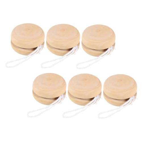HONITANO 6 Stück Teiliges Holz Yo Yo Ball Unbemalt zum Bemalen DIY Handmalerei für Ab Jahren Robustes Naturholz Fördert Kreativität und Motorische Fähigkeiten Geburtstag Partyspielzeug HONITANO 6 Stück Teiliges Holz Yo Yo Ball Unbemalt zum Bemalen DIY Handmalerei für Ab Jahren Robustes Naturholz Fördert Kreativität und Motorische Fähigkeiten Geburtstag Partyspielzeug von HONITANO