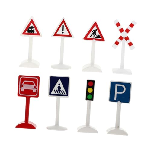 HONITANO 8 Stück Teiliges Mini Verkehrszeichen für Lebendigen Farben Lernspielzeug zur Verkehrssicherheit Geeignet für Sandtisch DIY und Pädagogische Verkehrserziehung HONITANO 8 Stück Teiliges Mini Verkehrszeichen für Lebendigen Farben Lernspielzeug zur Verkehrssicherheit Geeignet für Sandtisch DIY und Pädagogische Verkehrserziehung von HONITANO