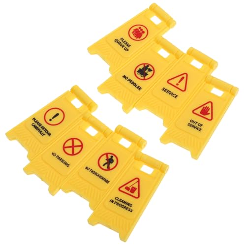 HONITANO 8 Stück Teiliges Verkehrszeichen Realistische Miniatur Verkehrswarnschilder aus Robustem Pädagogisches Verkehrsschild für Frühförderung und Verkehrssicherheit für Rollenspiele und HONITANO 8 Stück Teiliges Verkehrszeichen Realistische Miniatur Verkehrswarnschilder aus Robustem Pädagogisches Verkehrsschild für Frühförderung und Verkehrssicherheit für Rollenspiele und von HONITANO