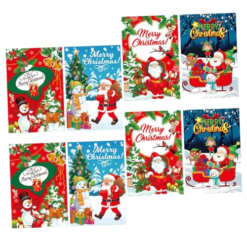 HONITANO 8 Stück Teiliges Weihnachtliche Weinflaschen Aufkleber aus Papier Dekorative Strapazierfähige Etiketten für Party Bar und Zuhause Leicht Tragbar und Sicher für Festliche Feiern HONITANO 8 Stück Teiliges Weihnachtliche Weinflaschen Aufkleber aus Papier Dekorative Strapazierfähige Etiketten für Party Bar und Zuhause Leicht Tragbar und Sicher für Festliche Feiern von HONITANO