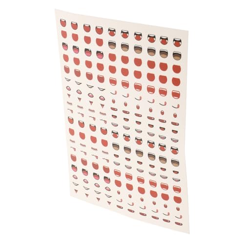 HONITANO Anime Mund Sticker DIY Aufkleber für Puppen Clay Figuren Selbstklebend Hochwertiges Papier Langlebig Verschiedene Kreative Bastel Dekoration HONITANO Anime Mund Sticker DIY Aufkleber für Puppen Clay Figuren Selbstklebend Hochwertiges Papier Langlebig Verschiedene Kreative Bastel Dekoration von HONITANO