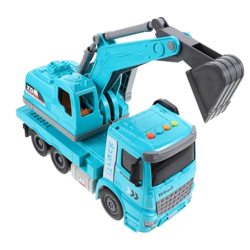 HONITANO Bagger mit Licht und Musik Langlebiges Kunststoff Modell Inertial Baustellenfahrzeug für Jungen und Mädchen Ab Jahren Konstruktionsspielzeug Kreativität HONITANO Bagger mit Licht und Musik Langlebiges Kunststoff Modell Inertial Baustellenfahrzeug für Jungen und Mädchen Ab Jahren Konstruktionsspielzeug Kreativität von HONITANO