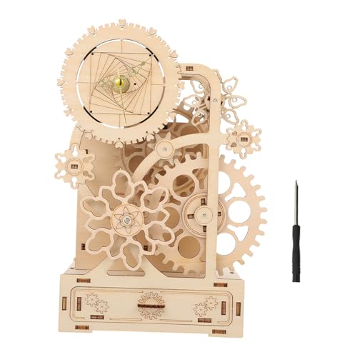 HONITANO DIY Holz Musik Spieluhr mit Stiftbehälter Stabiles Puzzle aus Holz Mechanische Handwerkskunst Leicht und Tragbar als Schreibtischdeko und für Erwachsene HONITANO DIY Holz Musik Spieluhr mit Stiftbehälter Stabiles Puzzle aus Holz Mechanische Handwerkskunst Leicht und Tragbar als Schreibtischdeko und für Erwachsene von HONITANO