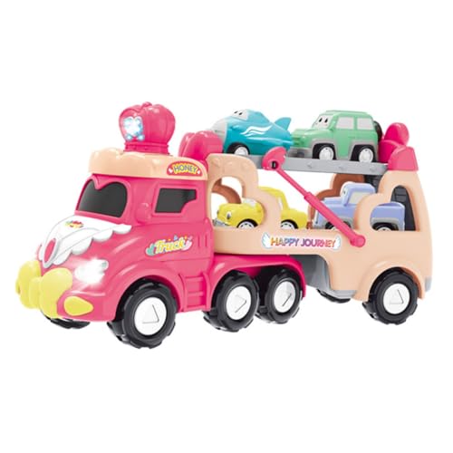 HONITANO Einstellbares Pull Back Fahrzeug Inertiales Baufahrzeug Modell in Pädagogisch für Kleinkinder Batteriefrei und Langlebig für Mädchen HONITANO Einstellbares Pull Back Fahrzeug Inertiales Baufahrzeug Modell in Pädagogisch für Kleinkinder Batteriefrei und Langlebig für Mädchen von HONITANO
