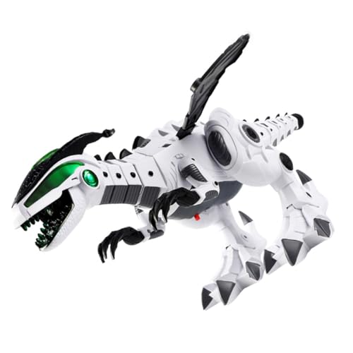 HONITANO Elektrischer Dinosaurier Groß Weiß Sprühender Roboter Kreatives Ornament Tischdekoration für Jungen Mädchen Ab Jahren HONITANO Elektrischer Dinosaurier Groß Weiß Sprühender Roboter Kreatives Ornament Tischdekoration für Jungen Mädchen Ab Jahren von HONITANO