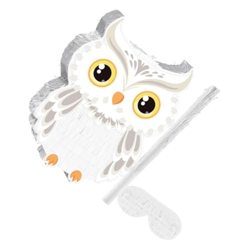 HONITANO Eule Piñata Jungle Tiermotiv Robustes Partyspiel für Mädchen Geburtstag Halloween Dekoration Waldtiere Party Zubehör HONITANO Eule Piñata Jungle Tiermotiv Robustes Partyspiel für Mädchen Geburtstag Halloween Dekoration Waldtiere Party Zubehör von HONITANO