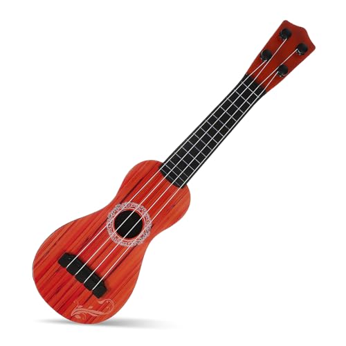 HONITANO Frühpädagogische Ukulele Miniatur Gitarre Musikinstrument Kreatives Dekoratives Lernspielzeug für Kindergarten HONITANO Frühpädagogische Ukulele Miniatur Gitarre Musikinstrument Kreatives Dekoratives Lernspielzeug für Kindergarten von HONITANO