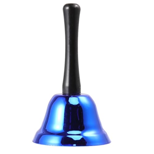 HONITANO Handglocke Metall Hand Percussion Glocke Leicht Ergonomisch für Schule Hotel Weihnachten Blau HONITANO Handglocke Metall Hand Percussion Glocke Leicht Ergonomisch für Schule Hotel Weihnachten Blau von HONITANO