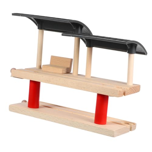 HONITANO Holz Doppelstock Bahnsteig für Ab Jahren Langlebige Holz Station Plattform Fördert Kreativität und Feinmotorik Kompatibel mit Holzeisenbahnen für Pädagogisches HONITANO Holz Doppelstock Bahnsteig für Ab Jahren Langlebige Holz Station Plattform Fördert Kreativität und Feinmotorik Kompatibel mit Holzeisenbahnen für Pädagogisches von HONITANO