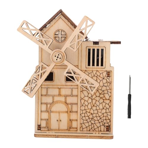 HONITANO Holz Puzzle Windmühlen musikbox Montessori Pädagogisch Handliches DIY Kit Motorik Hand Auge koordination und Kreativem Lernen HONITANO Holz Puzzle Windmühlen musikbox Montessori Pädagogisch Handliches DIY Kit Motorik Hand Auge koordination und Kreativem Lernen von HONITANO