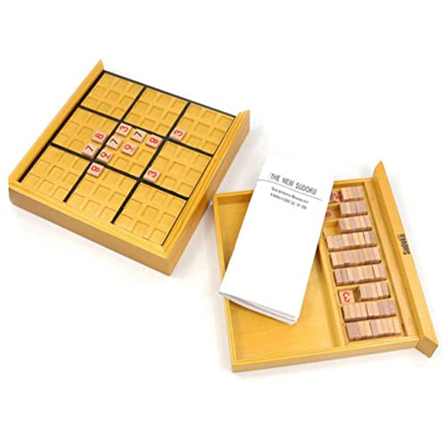 HONITANO Holz Sudoku Spiel für Erwachsene und Intellektuelles Legespiel zur Logischen Denkförderung Langlebiges Holzpuzzle mit Zahlen Kreatives Familienspiel und Geduldstraining HONITANO Holz Sudoku Spiel für Erwachsene und Intellektuelles Legespiel zur Logischen Denkförderung Langlebiges Holzpuzzle mit Zahlen Kreatives Familienspiel und Geduldstraining von HONITANO